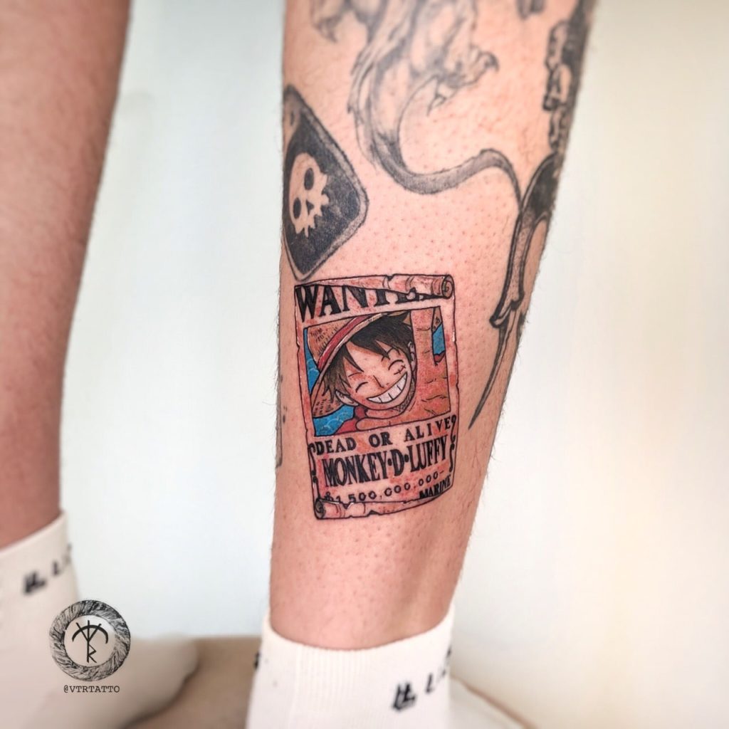 Foto de tatuagem feita por Vitor Dornelas (@vtrtatto)