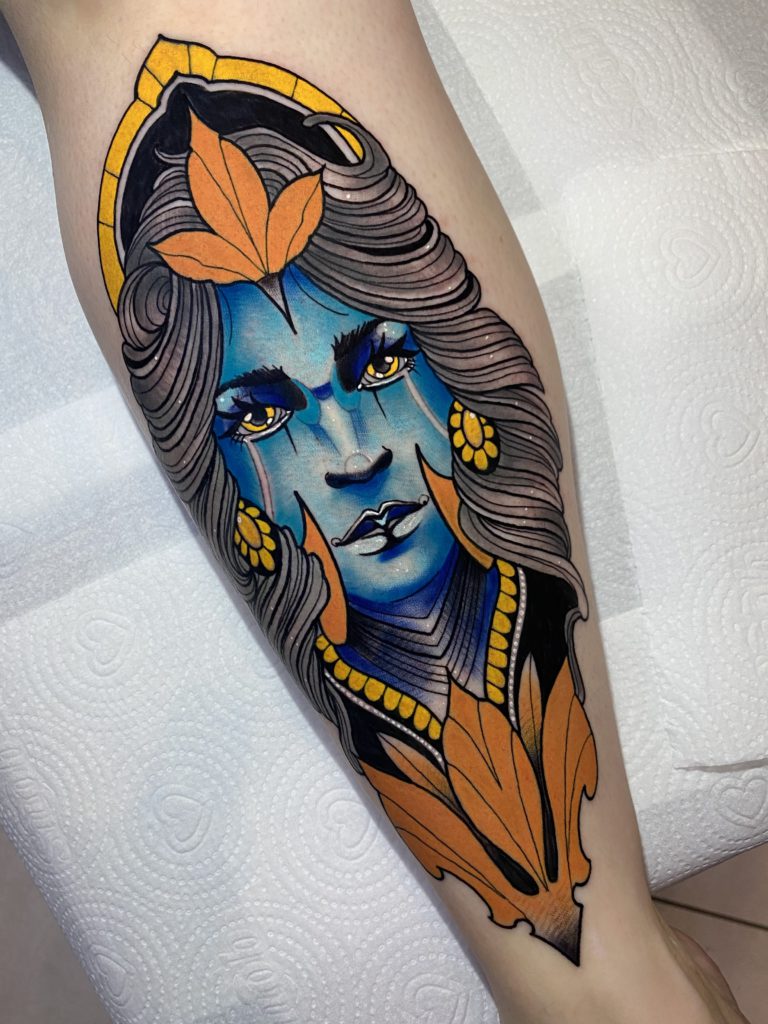 Foto de tatuagem feita por Maurício Eleuterio (@mauriciotattoosp)