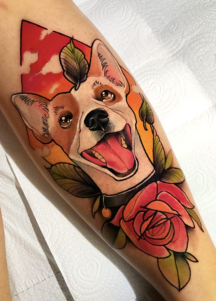 Foto de tatuagem feita por Maurício Eleuterio (@mauriciotattoosp)