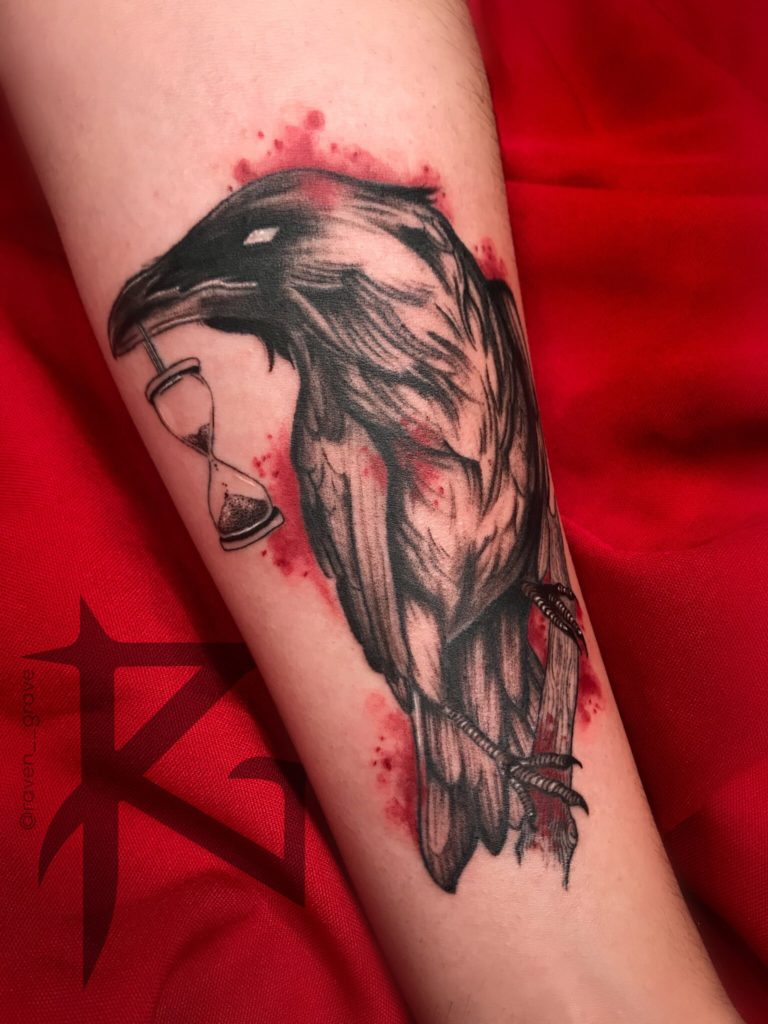Foto de tatuagem feita por Raven (@raven__grave)