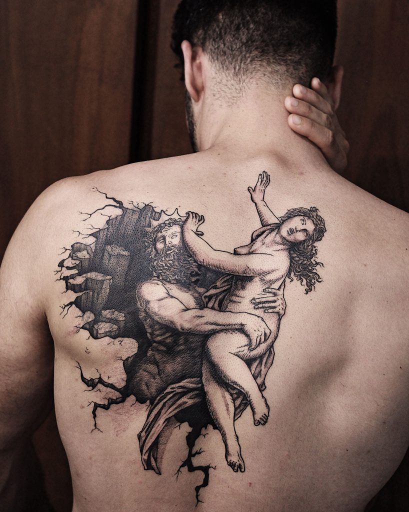 Foto de tatuagem feita por Tiago Silva (@tiago.durer)