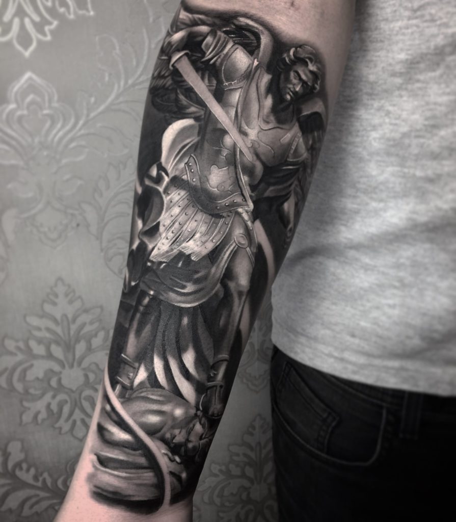 Foto de tatuagem feita por Júnior troper (@troperart)