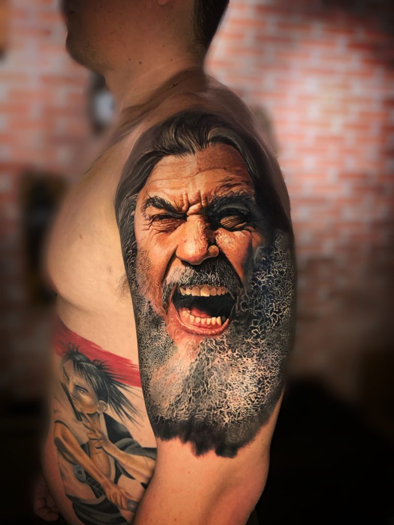 Foto de tatuagem feita por Richard Arthur (@richard.arthur.tattoo)