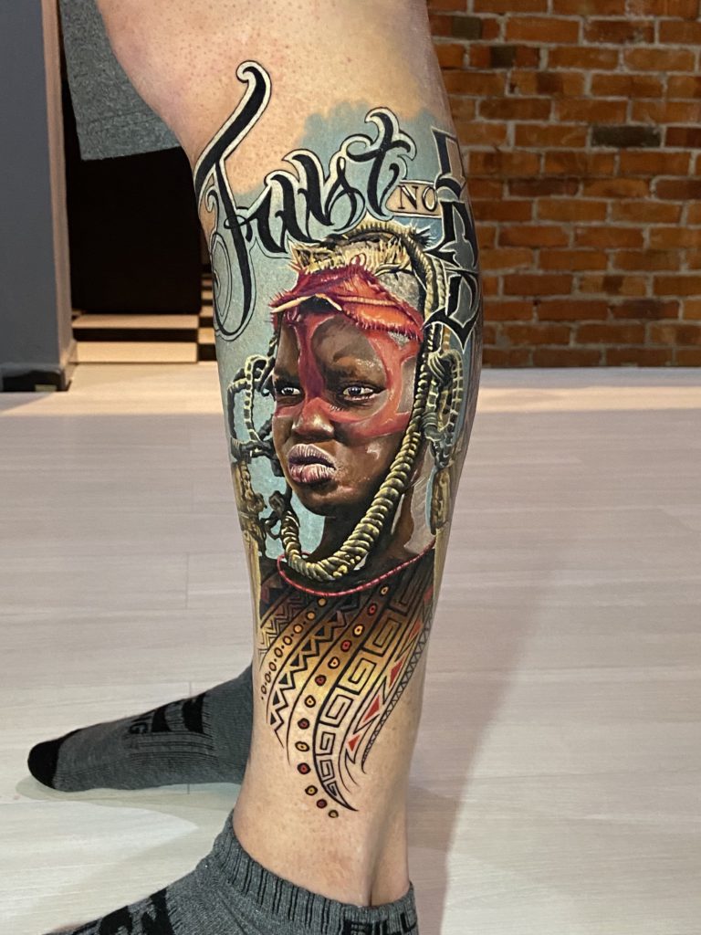 Foto de tatuagem feita por Eduardo Duarte (@duartetattoo)