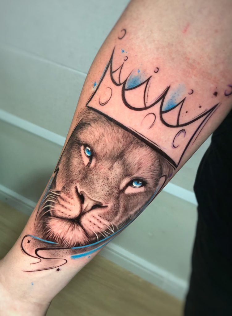 Foto de tatuagem feita por Fe Bahia (@fe.bahia)