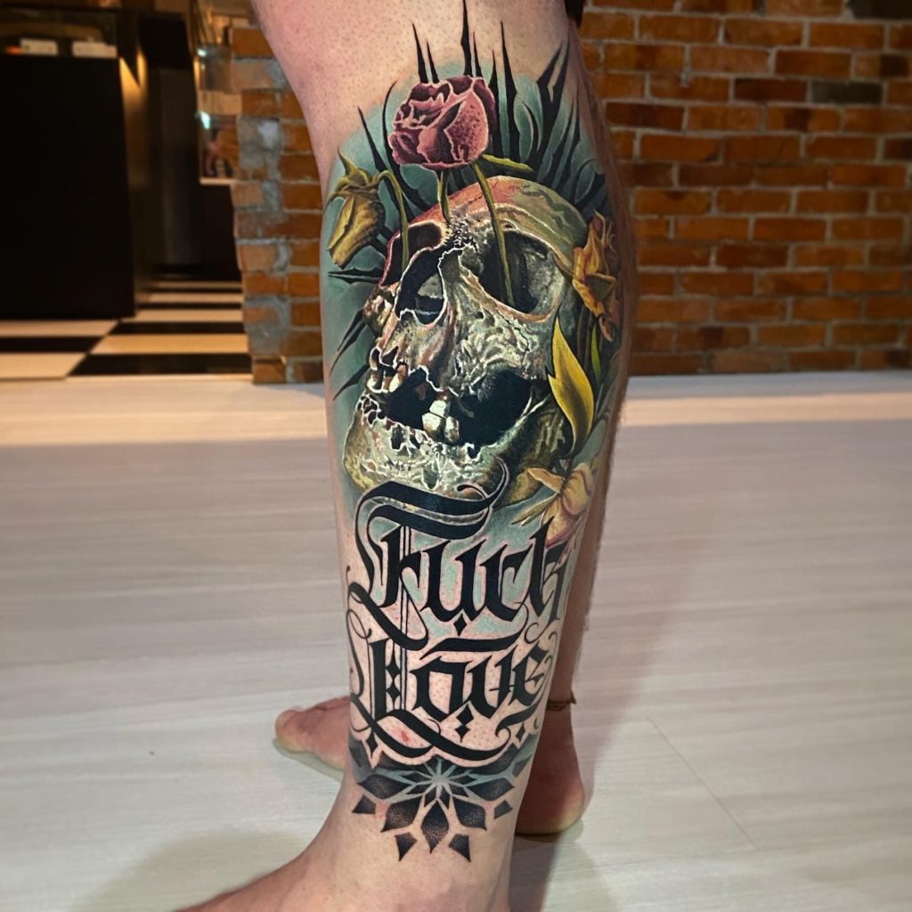 Foto de tatuagem feita por Eduardo Duarte (@duartetattoo)