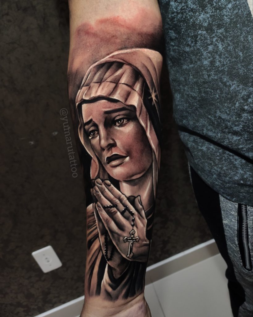 Foto de tatuagem feita por Yumaru (@yumarutattoo.rj)
