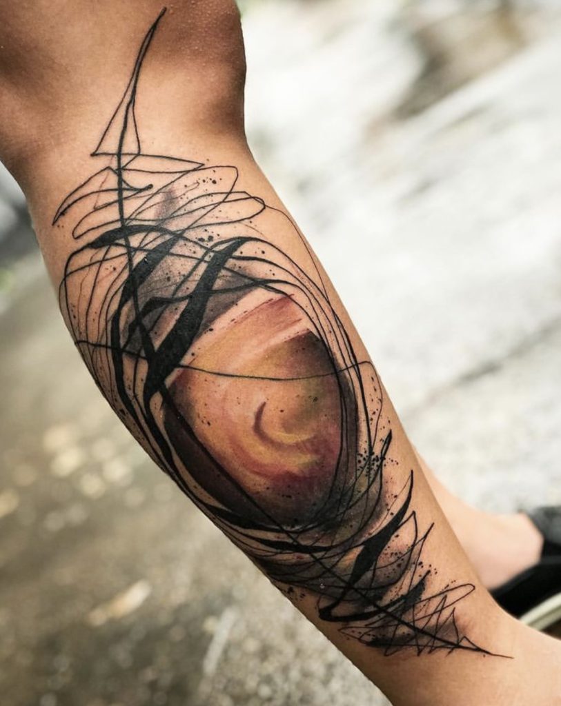 Foto de tatuagem feita por Felipe Bittar (@felipebittar)