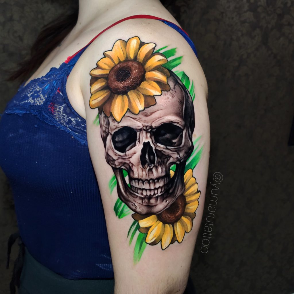 Foto de tatuagem feita por Yumaru (@yumarutattoo.rj)