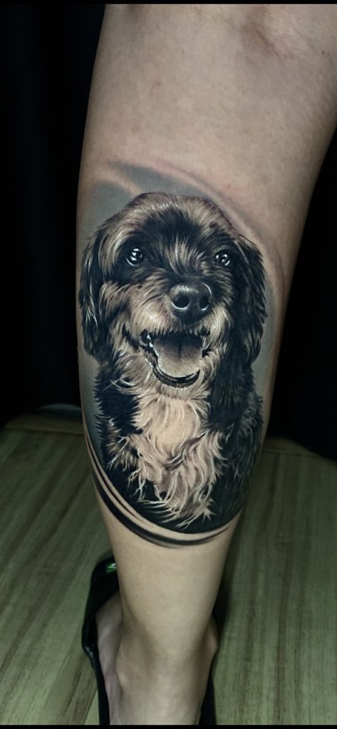 Foto de tatuagem feita por Gui Diniz (@guidiniztattoo)
