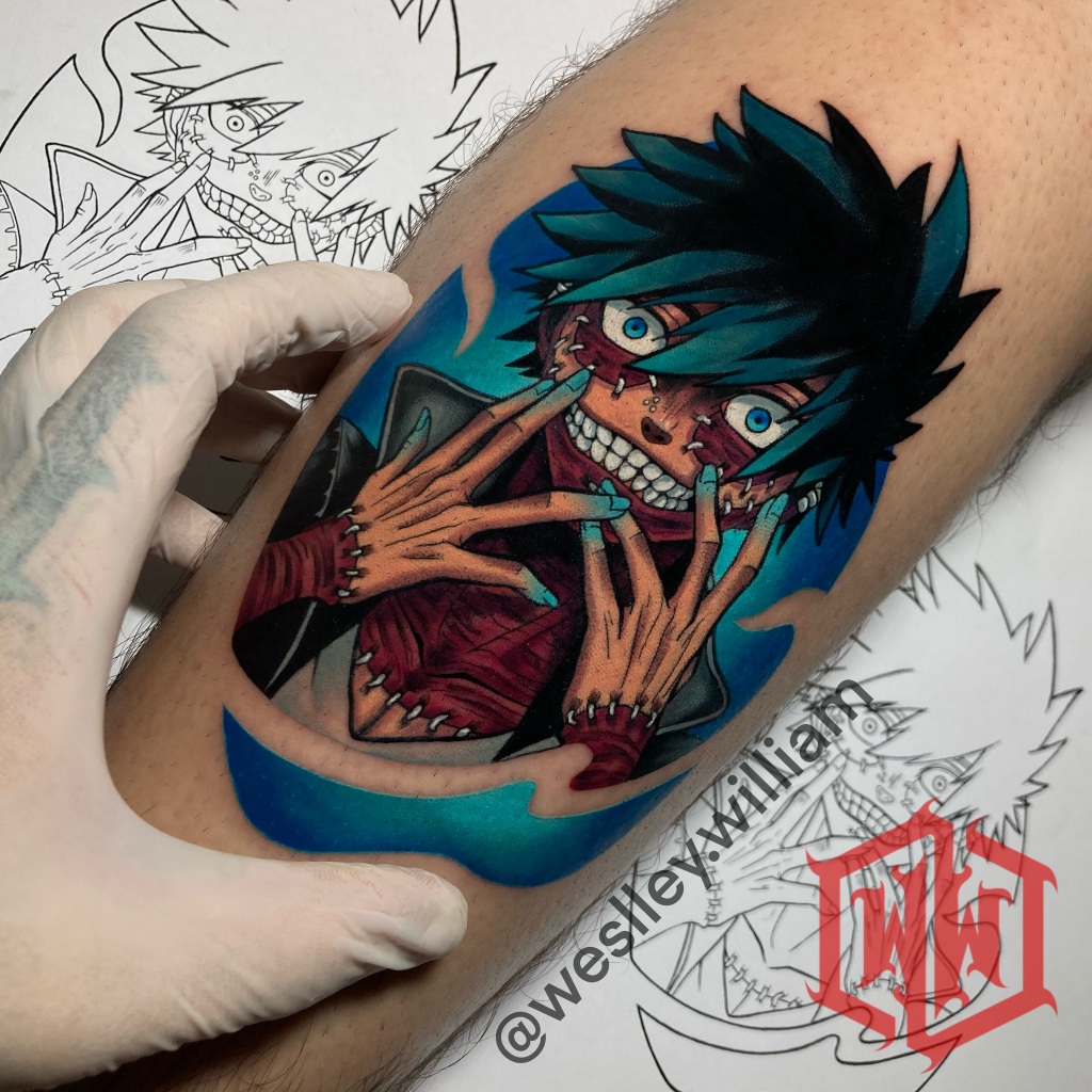 Foto de tatuagem feita por Weslley William (@weslley.william)