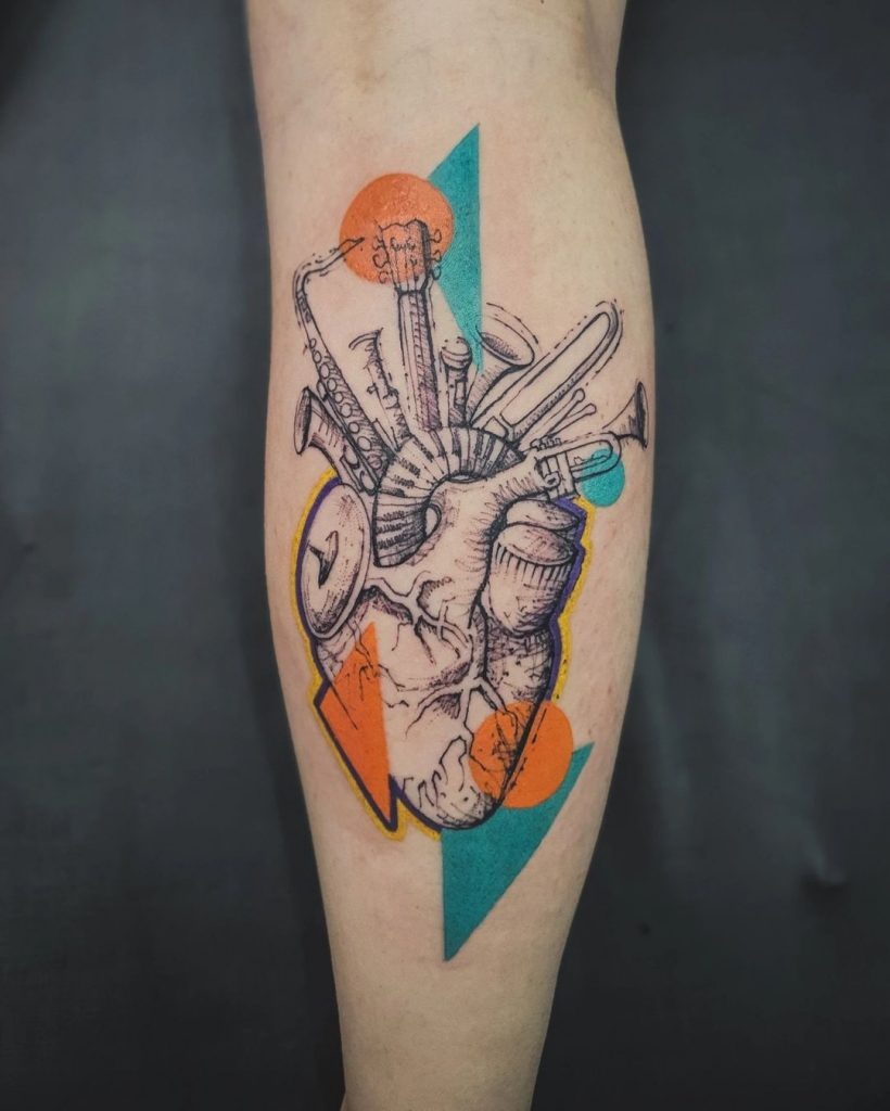 Foto de tatuagem feita por Dani Cunha (@danicunhatattoo)