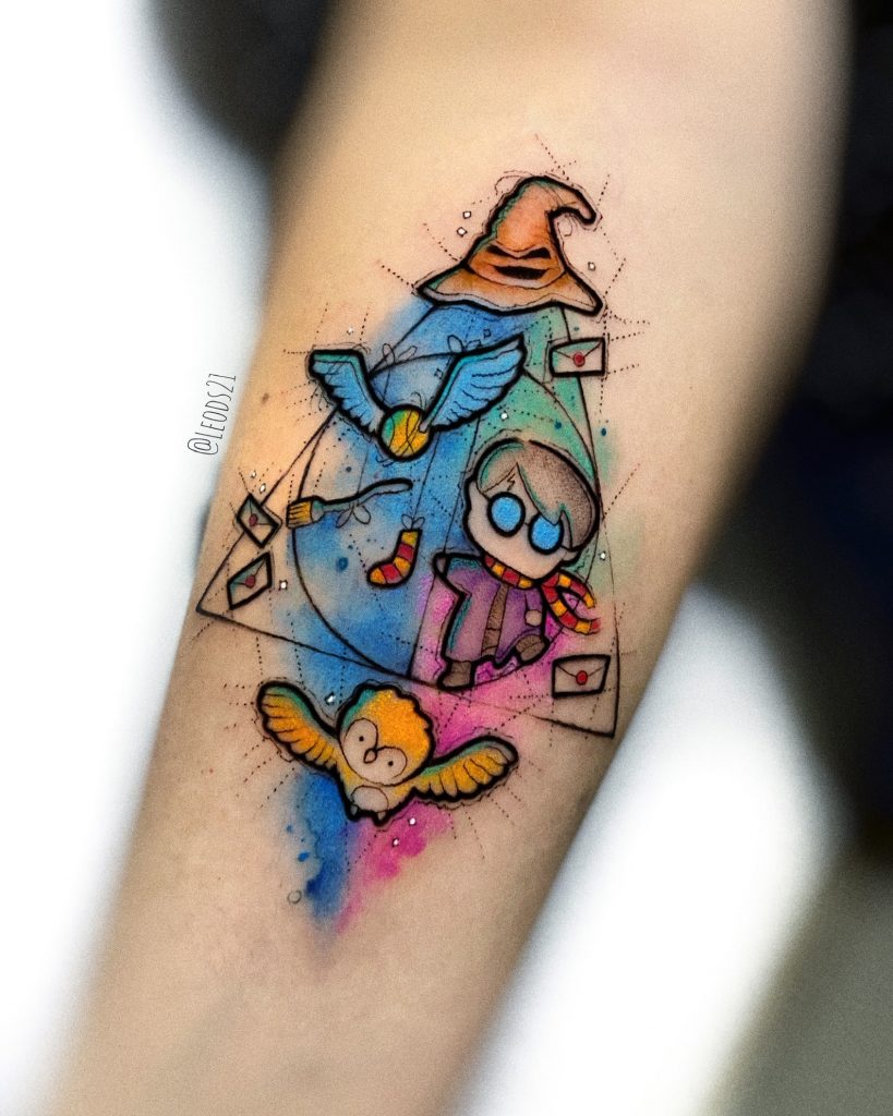 Foto de tatuagem feita por Léo Dionizio (@leods21)