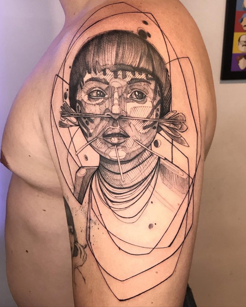 Foto de tatuagem feita por Heitor martins (@thortattoo)