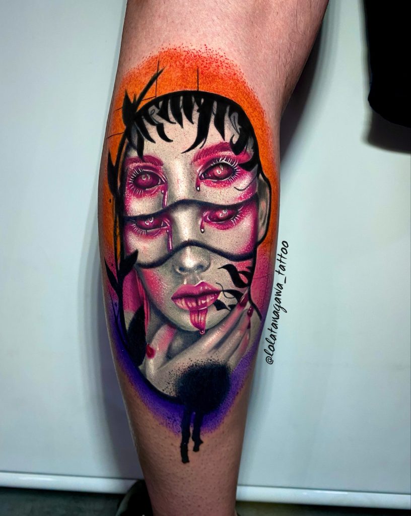 Foto de tatuagem feita por Lola Tanagawa (@lolatanagawa_tattoo)