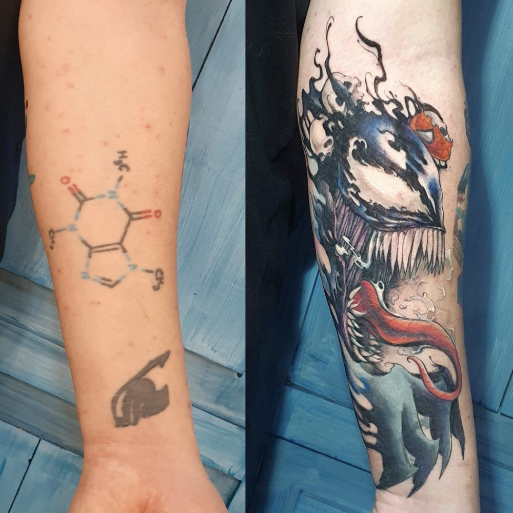 Foto de tatuagem feita por Debora Usagi (@d.usagi)