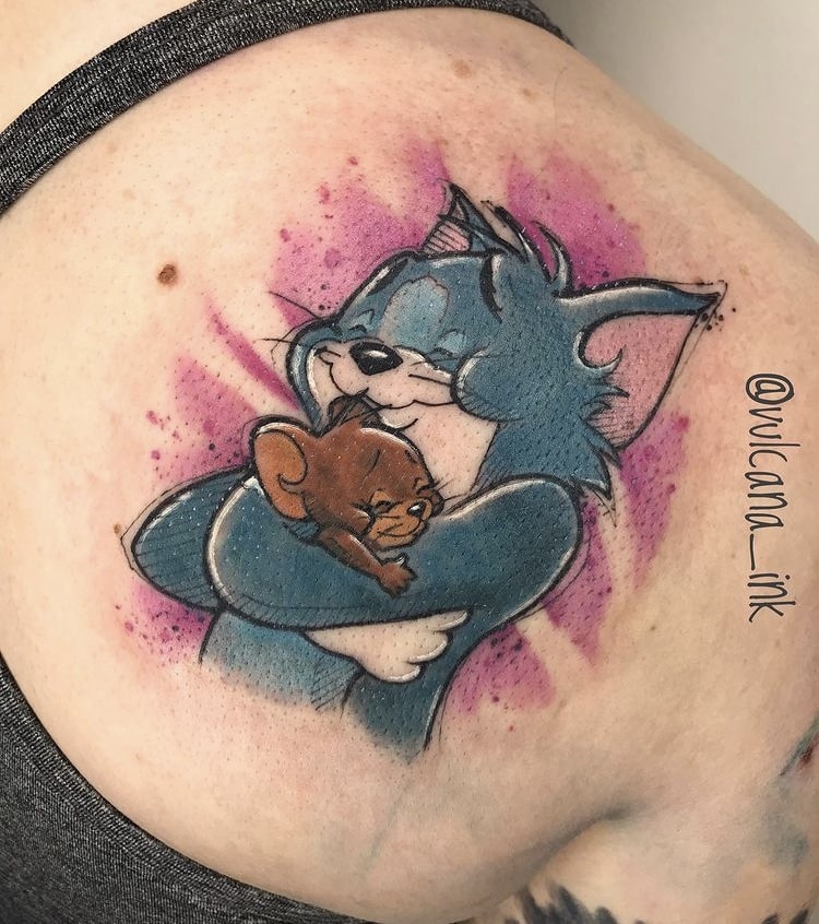 Foto de tatuagem feita por Rapha Pereira (@vulcana_ink)