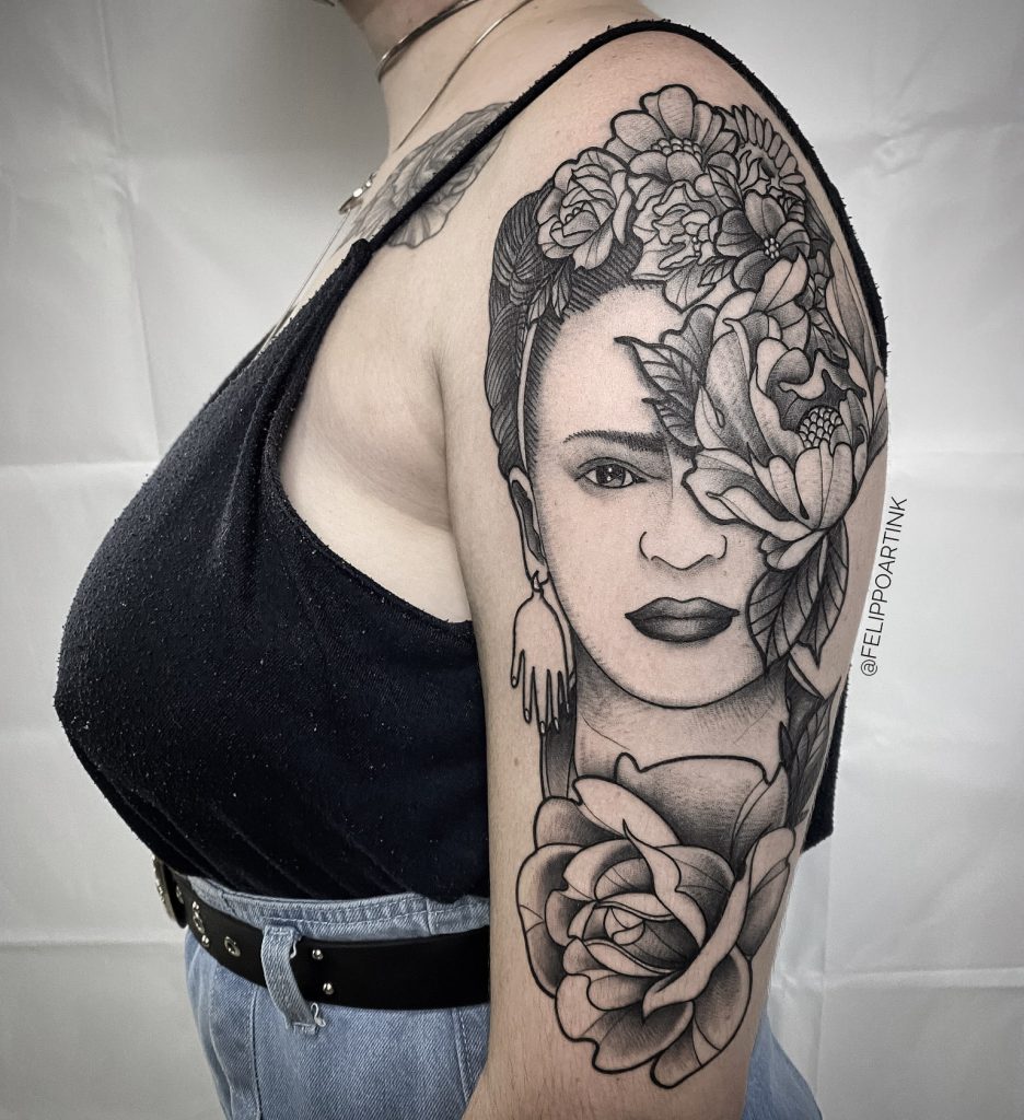 Foto de tatuagem feita por Felippo Gonçalves (@felippoartink)