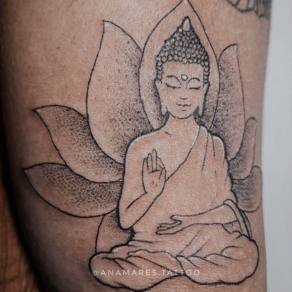 Foto de tatuagem feita por Ana Mares (@anamares.tattoo)