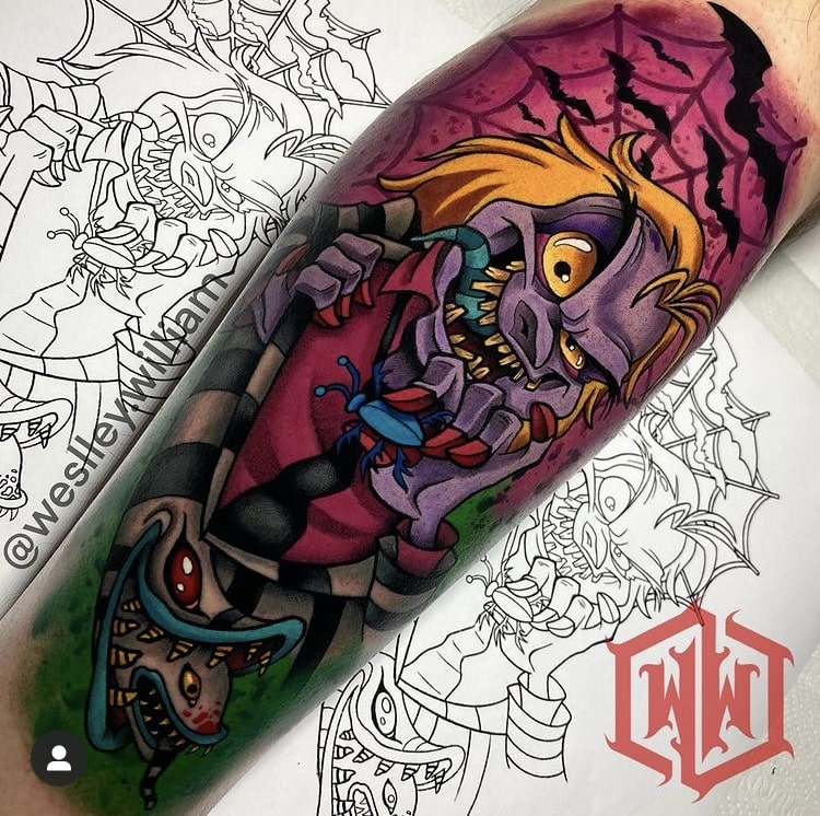 Foto de tatuagem feita por Weslley William (@weslley.william)