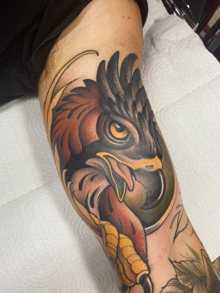 Foto de tatuagem feita por Edu Pimentel (@pimentelart)