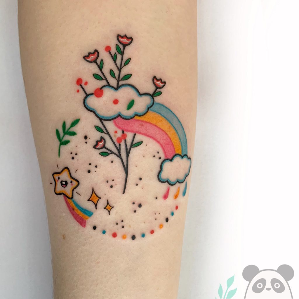 Foto de tatuagem feita por Bona Sunama (@bona.sunama)