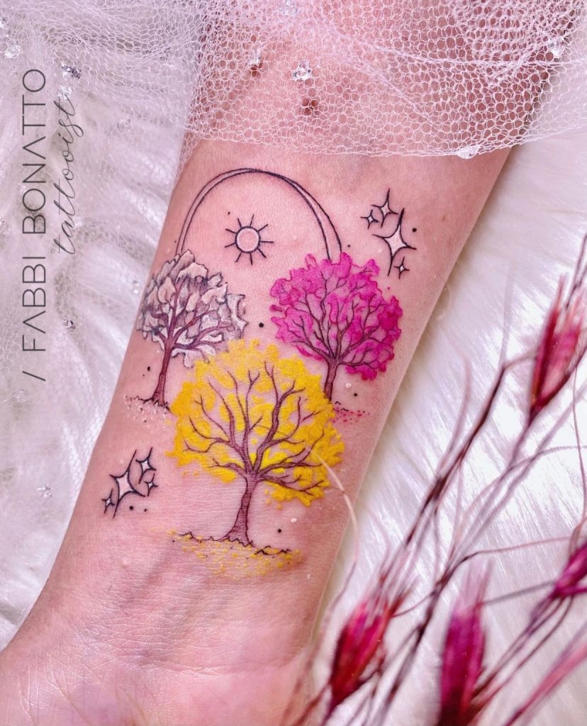 Foto de tatuagem feita por Fabricia Bonatto (@fabbibonatto)