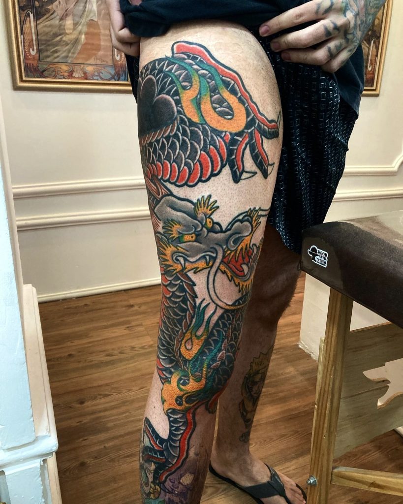 Foto de tatuagem feita por Paulo Valio (@tatuaggiodivaglio)