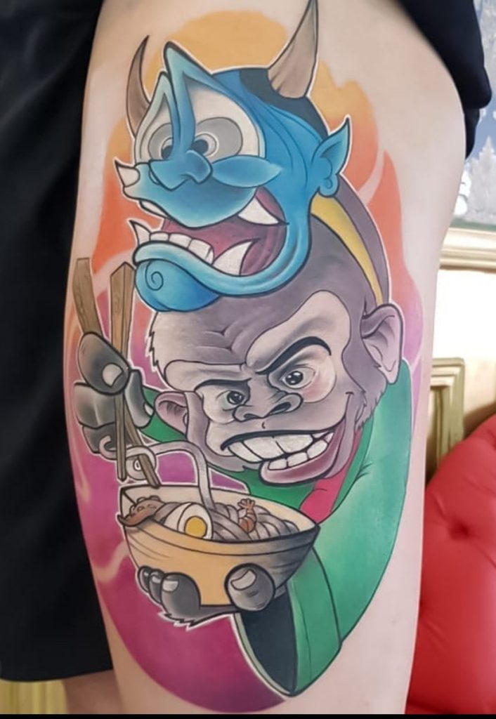 Foto de tatuagem feita por Têco Tattoo (@t)