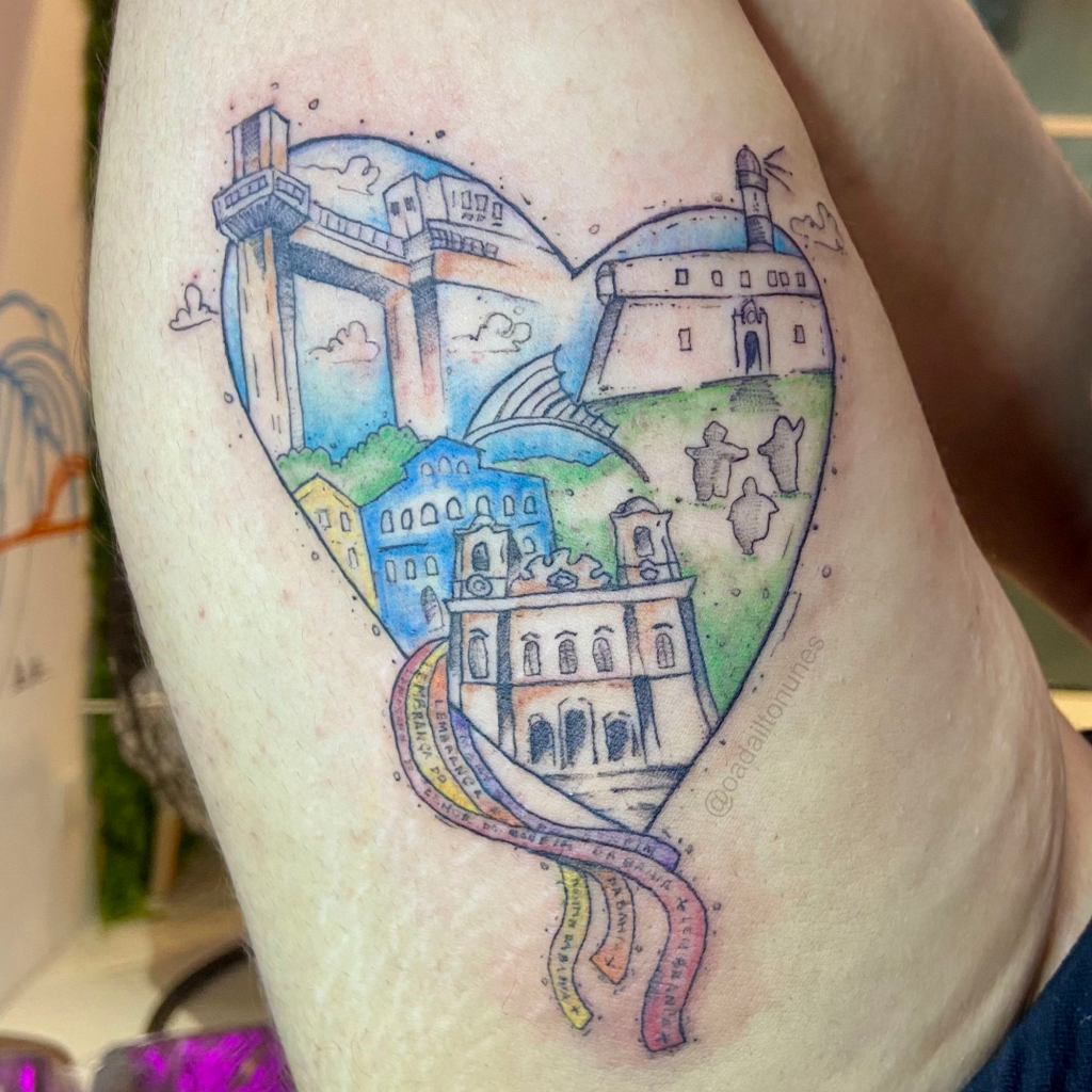 Foto de tatuagem feita por Adailton Nunes (@oadailtonunes)