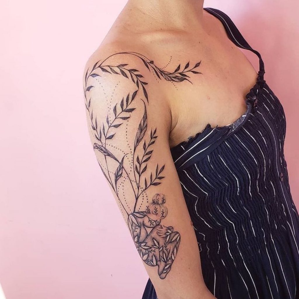 Foto de tatuagem feita por Amanda Roosevelt (@amandaroosevelt)