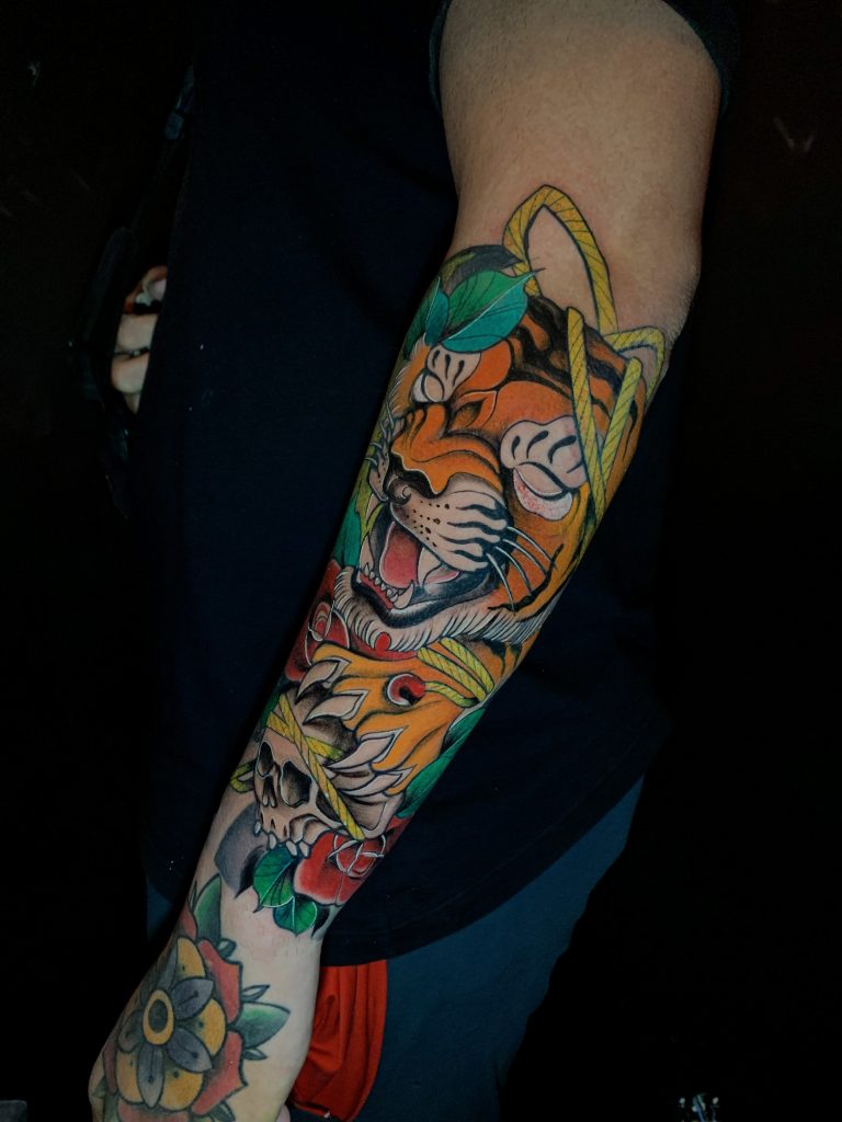 Foto de tatuagem feita por Marcelo Tavares (@marcelotavaresink)