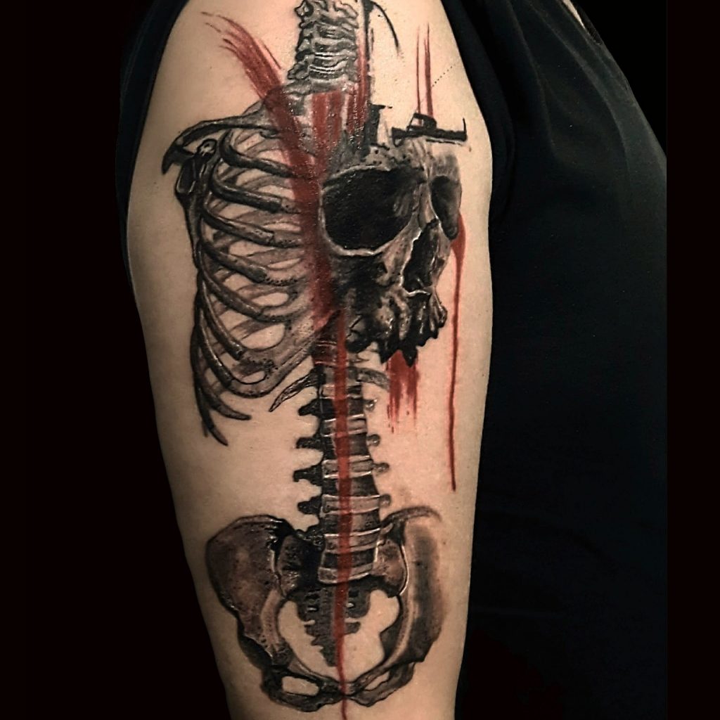 Foto de tatuagem feita por Adriano Ribeiro (@adrianomagraotattoo)