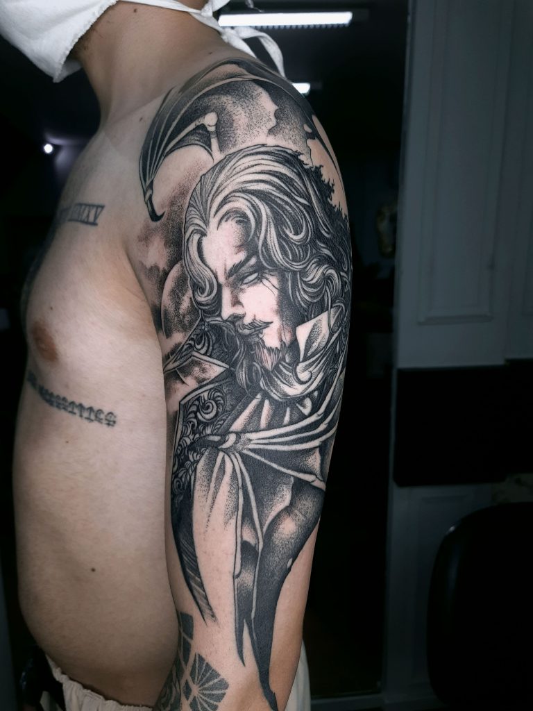 Foto de tatuagem feita por Alex Hellsing (@alex.hellsing.tattoo)