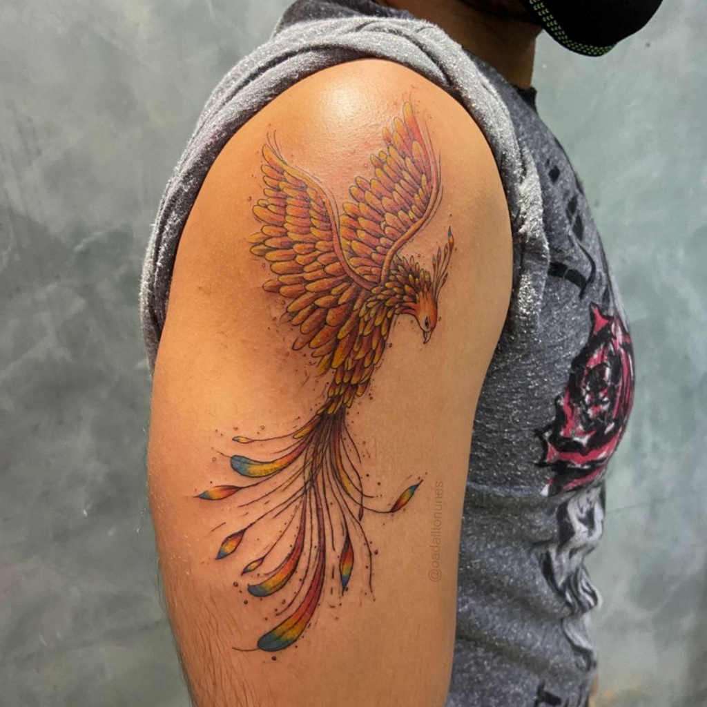 Foto de tatuagem feita por Adailton Nunes (@oadailtonunes)