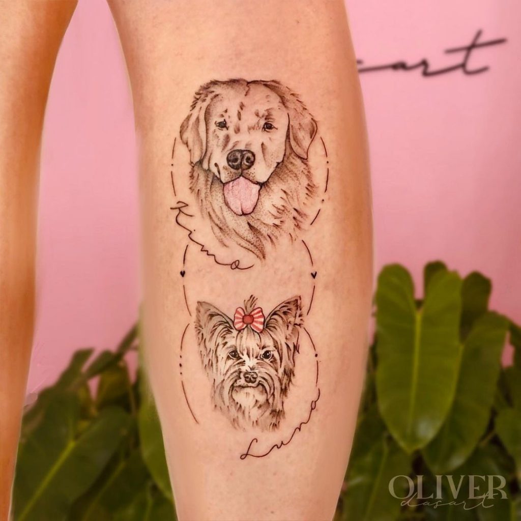 Foto de tatuagem feita por Oliver Dasart (@oliverdasart)