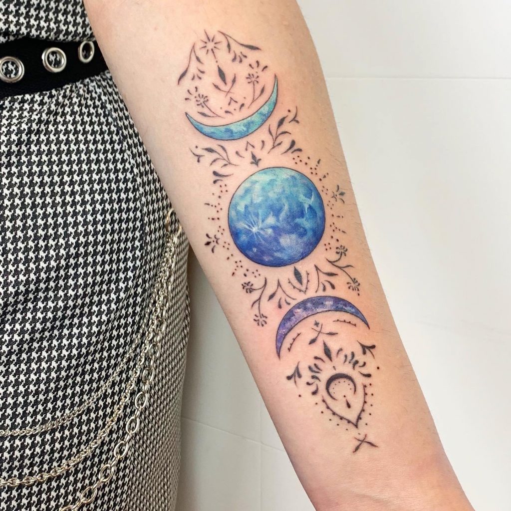 Foto de tatuagem feita por Nívea Crepaldi (@nivea.art)