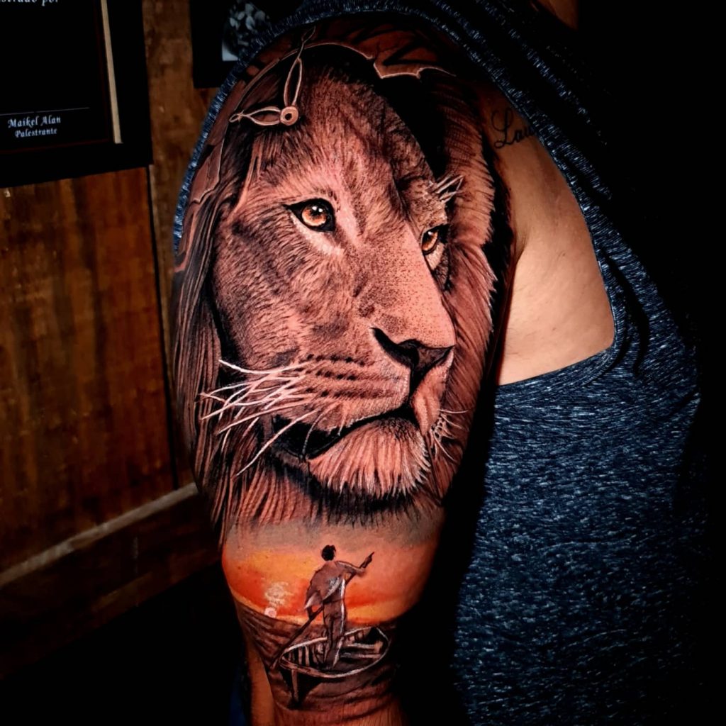 Foto de tatuagem feita por Guilherme Oliveira (@guipaistattoo)