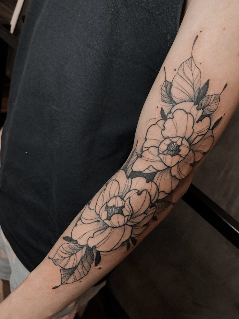 Foto de tatuagem feita por Deborah Lima (@dborahlima_)