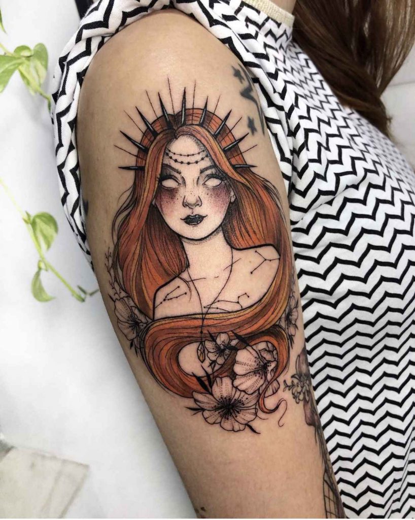Foto de tatuagem feita por Nath Corrêa (@nathaliatattoo)