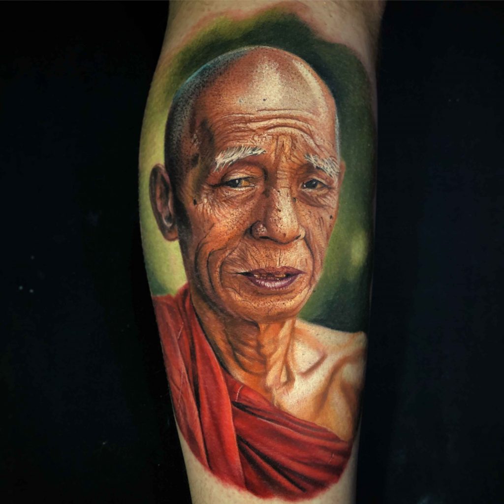 Foto de tatuagem feita por Léo Vidal (@leovidaltattoo)