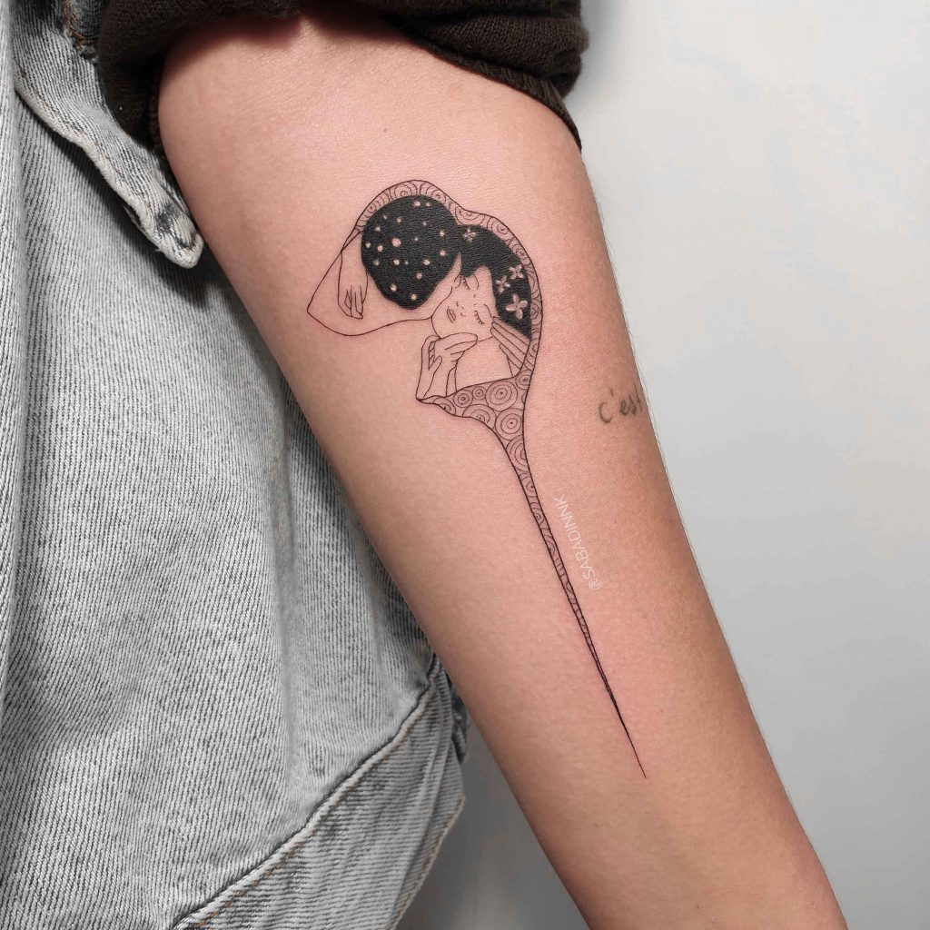 Foto de tatuagem feita por Bruna Sabadin (@sabadinnk)