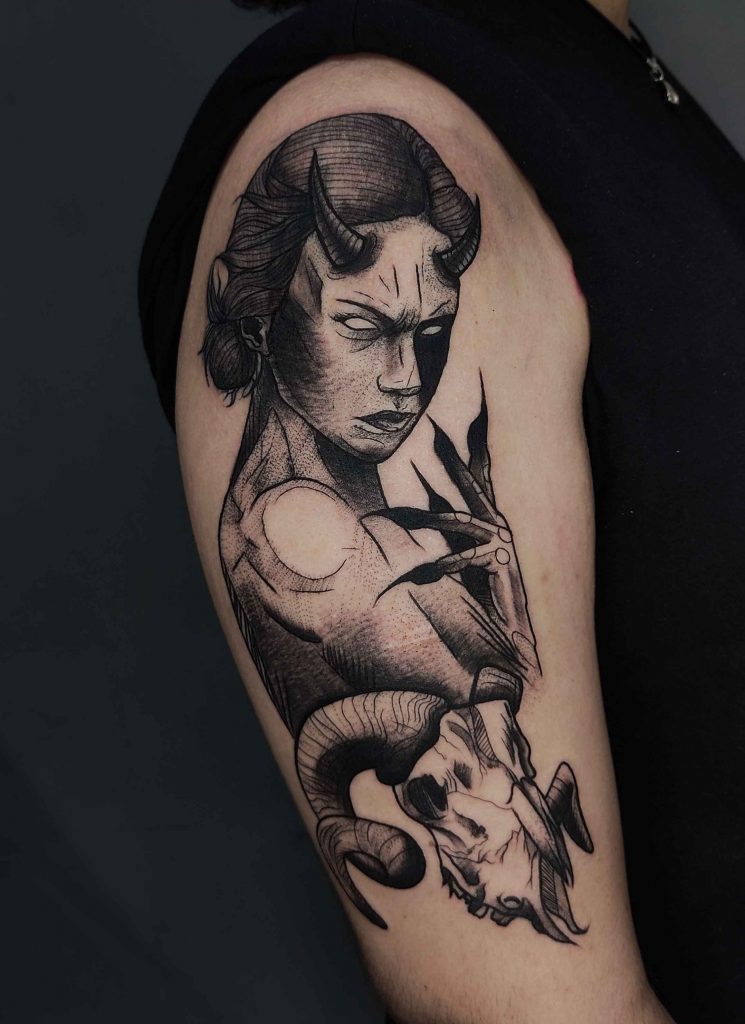 Foto de tatuagem feita por El Arthuro (@el.arthuro)