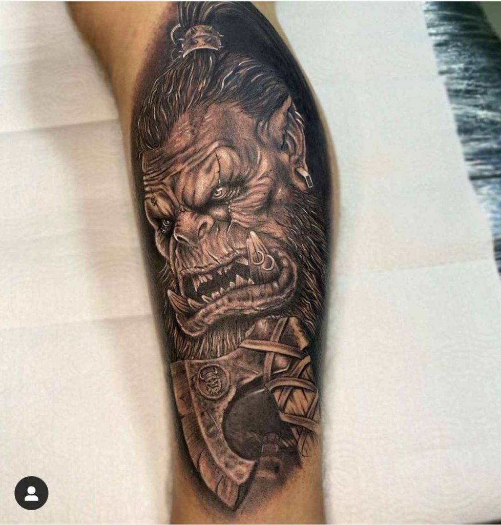 Foto de tatuagem feita por Gabriel Hyorran (@hyorran_tattoo)