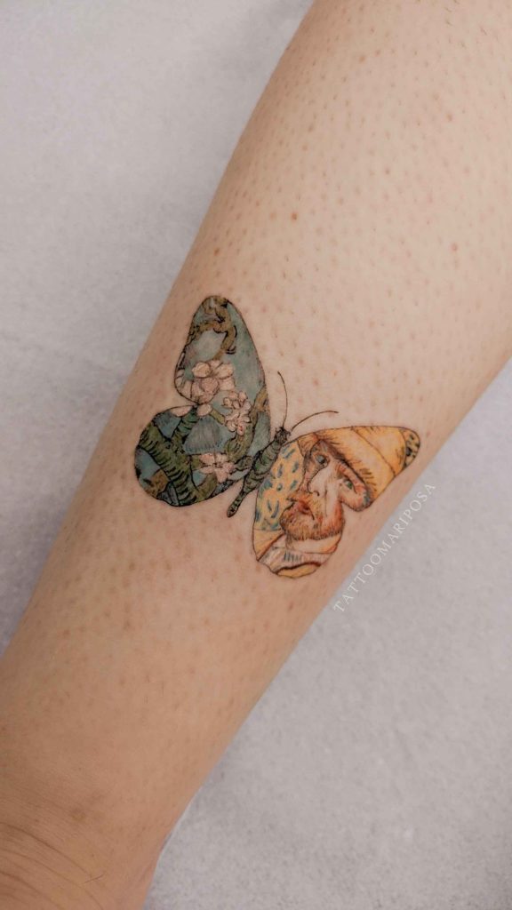 Foto de tatuagem feita por Júlia Recchia (@tattoomariposa)