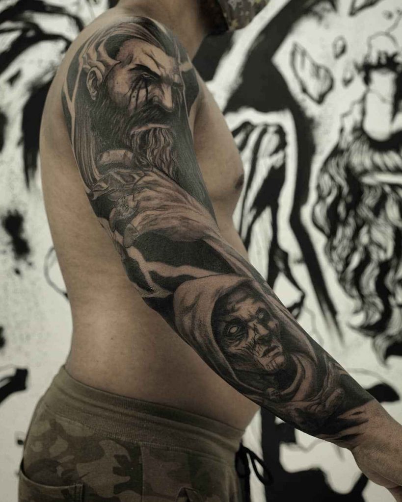 Foto de tatuagem feita por Thardife Vieira (@thardife.tattoo)