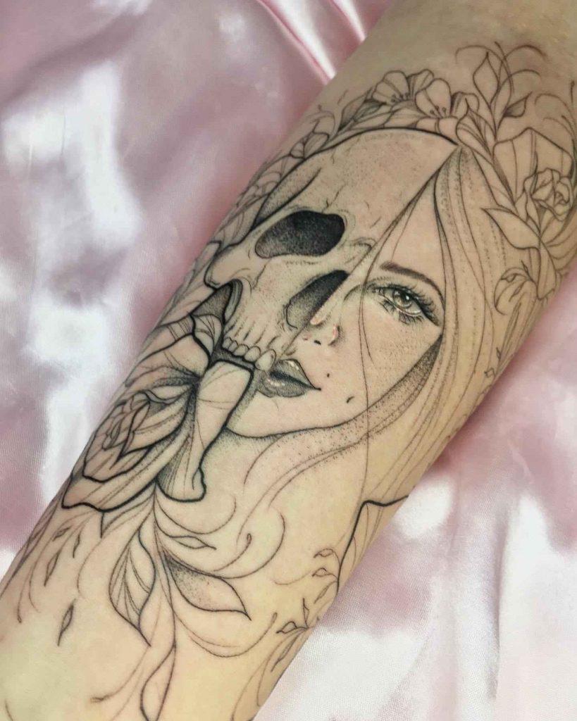 Foto de tatuagem feita por Iasmin santos lima (@iastattoo)