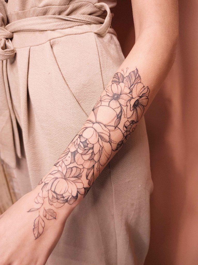 Foto de tatuagem feita por Juliane Bittencourt (@juliane.bittencourt)