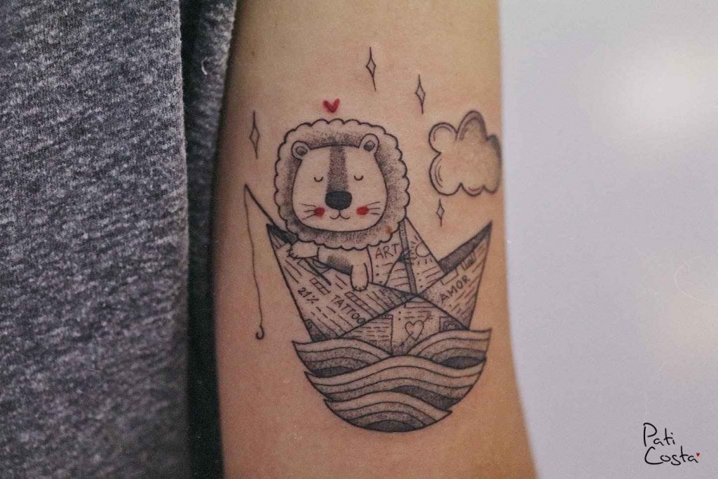 Foto de tatuagem feita por Pati Costa (@pati.costa.ink)