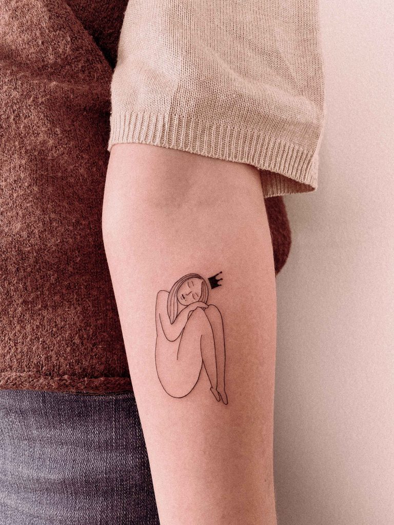 Foto de tatuagem feita por Mariele Ramos (@pode.ser.aham)